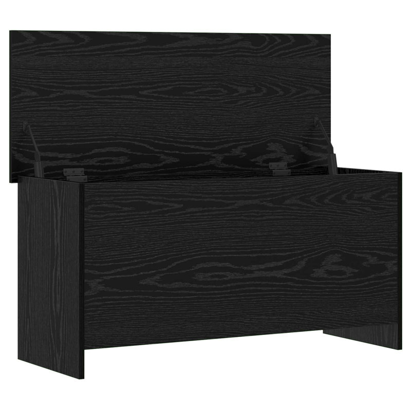 Rectangle Accent Chest, 50cm H x 100cm W x 40cm D, Black Oak