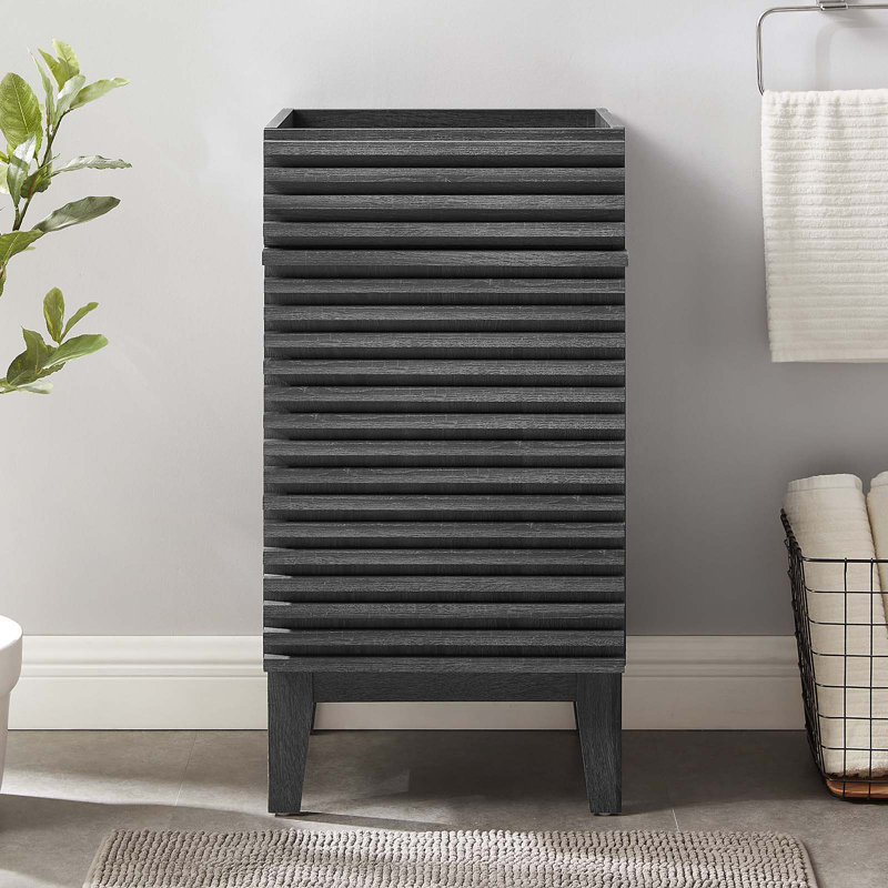 Meuble-lavabo 18 po Modway Render, Gris anthracite