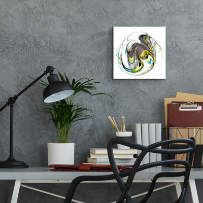«Citrine Momentum 2» par Alicia Ludwig, art mural en verre acrylique