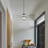 Levona 1-Light Crystal Drum Modern Pendant Light-703914846