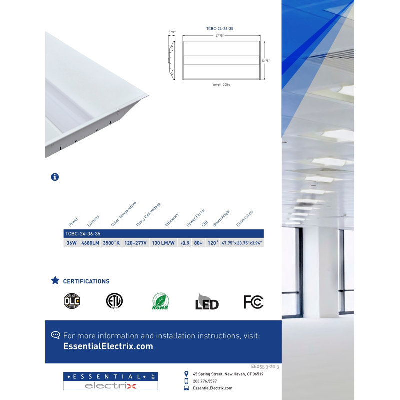 Ampoule DEL 4 pi x 2 pi