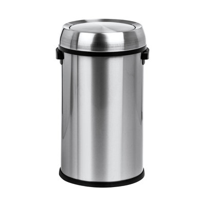 Testerman Steel Swing Top Kitchen Trash Can - 65L