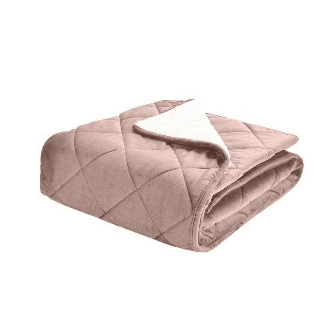  Sherpa Foot Pocket Throw St.James Home 