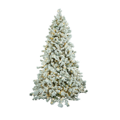 7.38' H Lighted Artificial Fir Christmas Tree