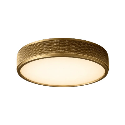 Griden Aged Brass LED Flushmount
