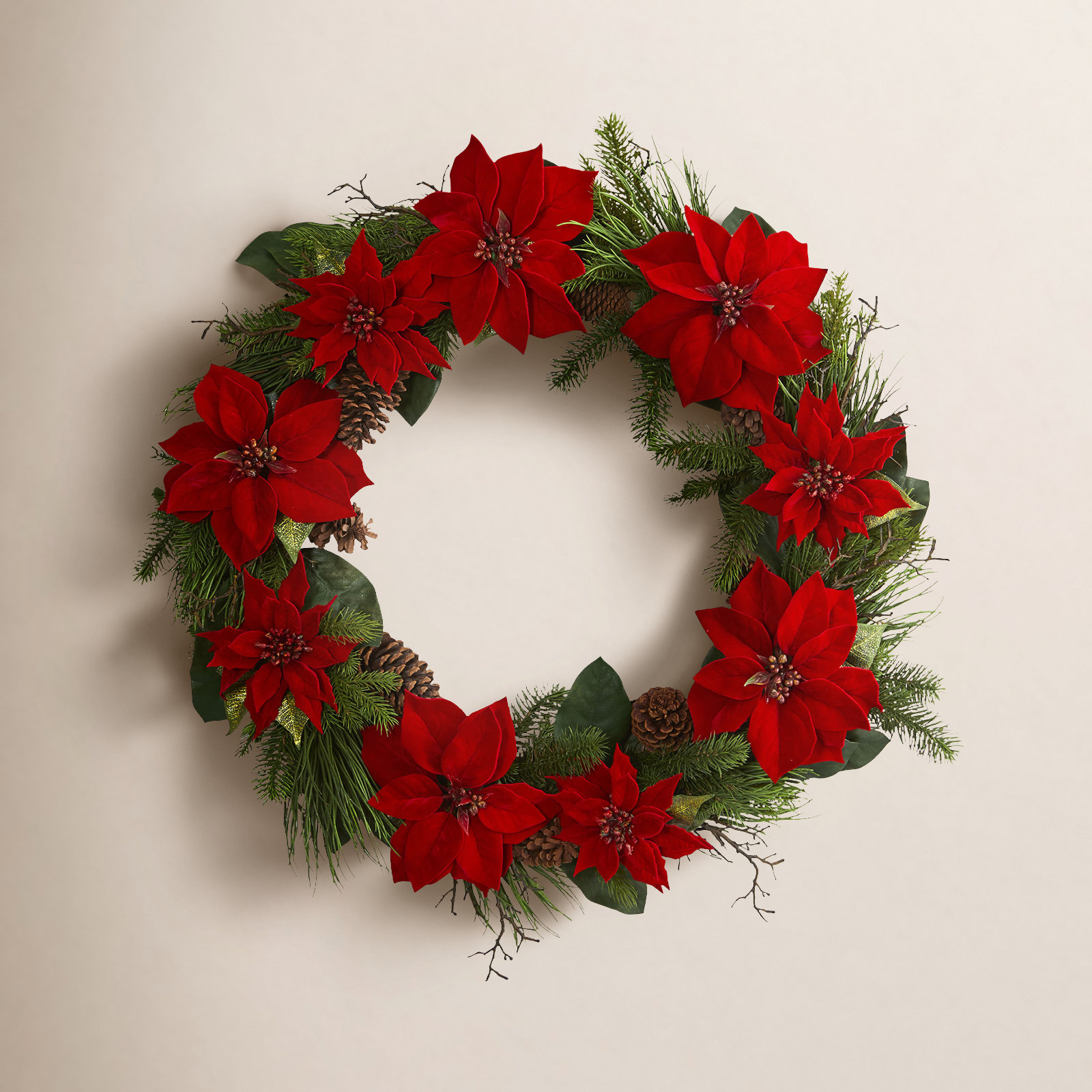 36'' Plastic Wreath