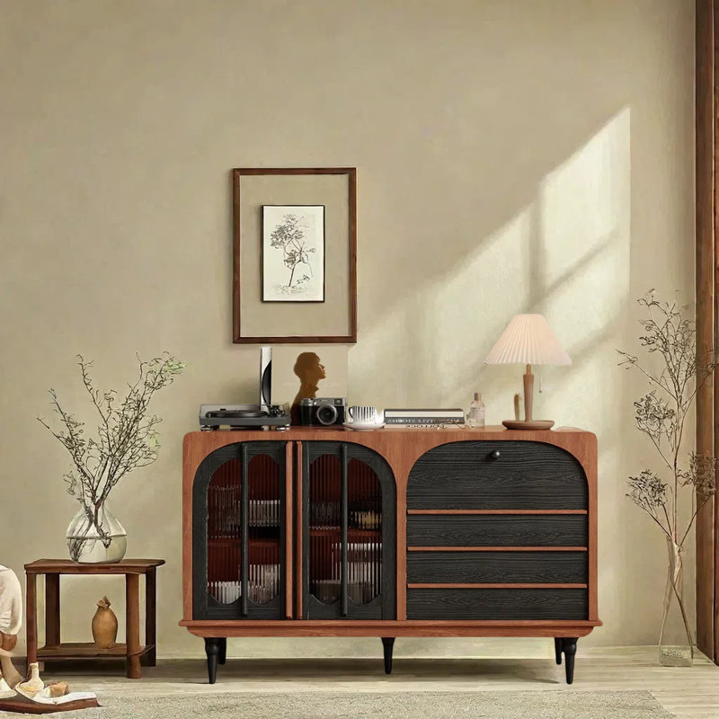 Vintage Solid Wood Sideboard