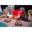 TIKI® Brand 4 Inch Table Torch Glass Faux Wood Brown