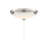 12'' 1 - Light Satin Nickel LED Bowl Ceiling Fan Light Kit
