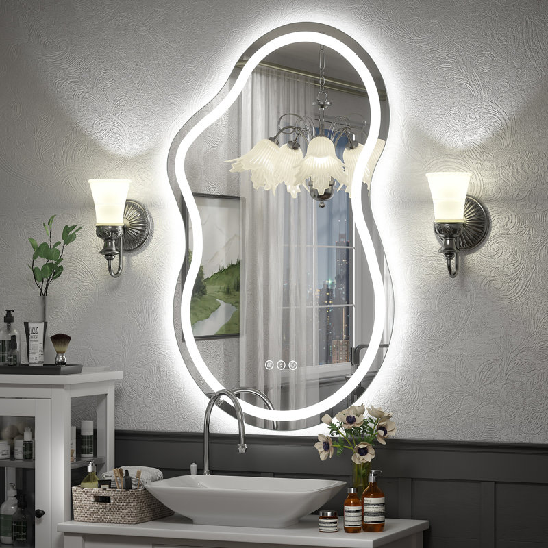 Miroir mural Aevar, 40 po x 24 po