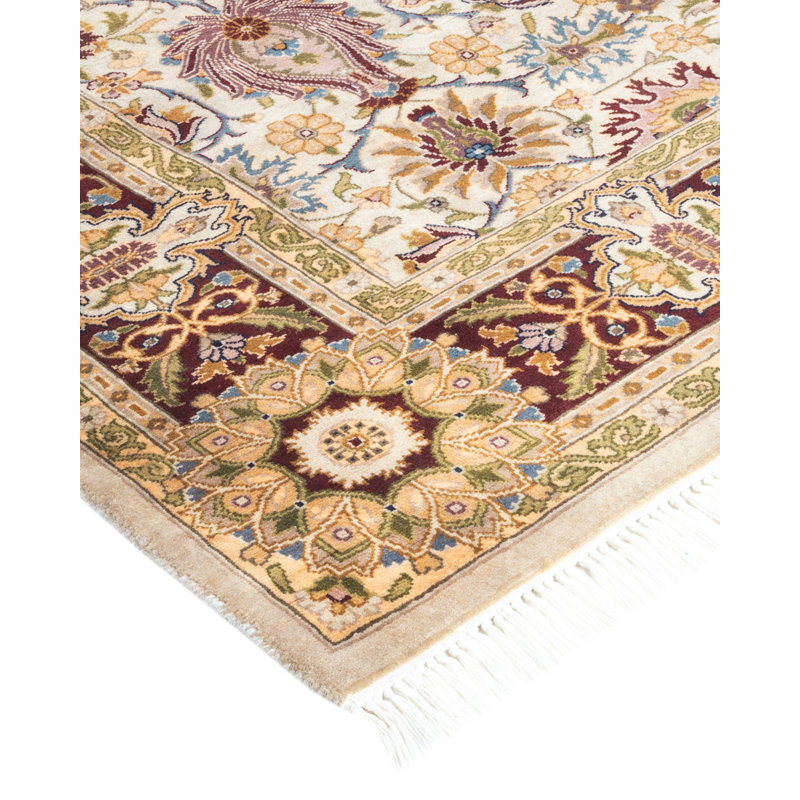 Classic One-of-a-Kind 4'1" X 6'4" Hand Knotted Area Rug