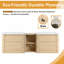 Ensemble de meuble-lavabo double 60 po avec plateau en céramique Narnby-1332473100-1312010393
