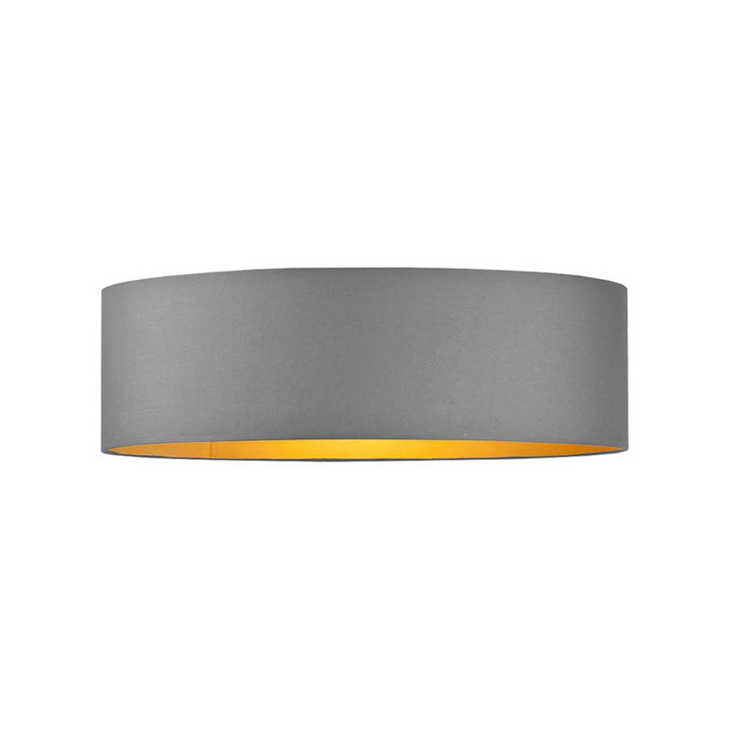 Sunnyside Fabric Flush Mount, Grey