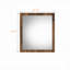 Miroir Eclipse avec finition noyer