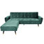 Shiflet 3 Seater Velvet Sofa Bed-55866258
