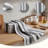 Striped Cotton Kitchen Towels, 6-Pack, 17.7 x 26.8 in Absorbent Dish Towels, Reusable Quick-Drying Cleaning Towels, Gray-129848966