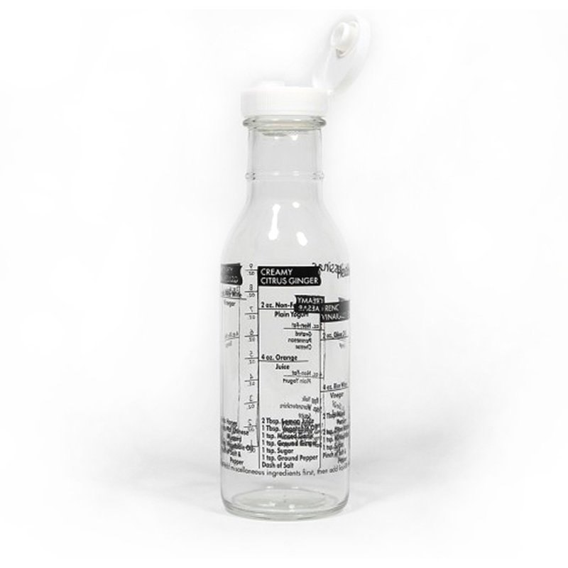 Bouteille pour pansement à salade en verre