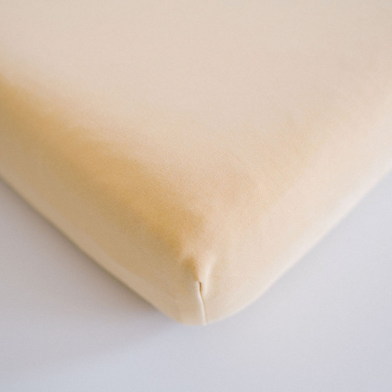 Waterproof Cotton Crib Sheet, Daffodil
