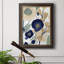 «Blue Poppy Cascade II», peinture sur toile encadrée-1315245864