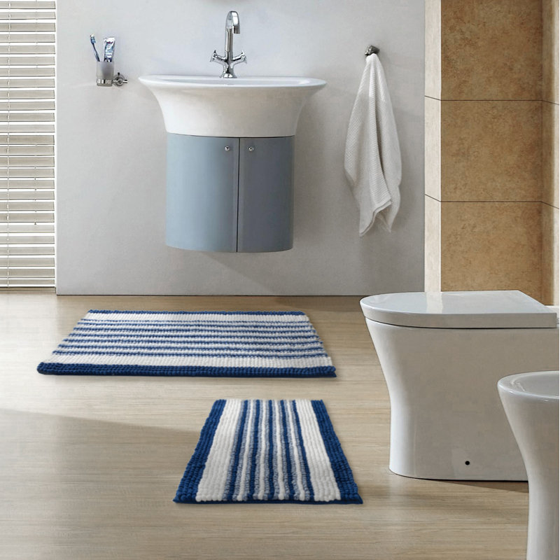Ensemble de tapis de bain Patmos, Bleu