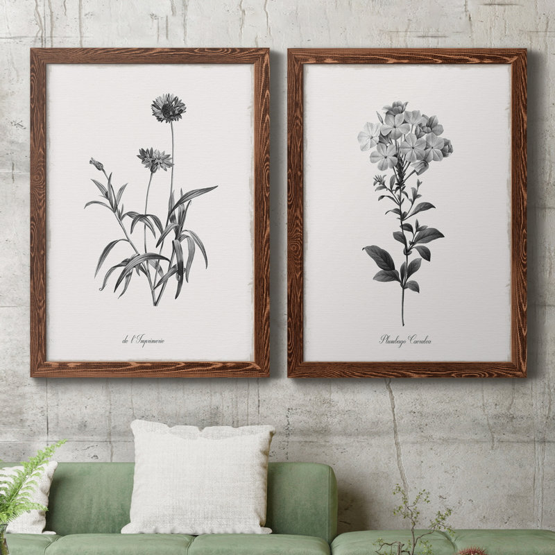 Simply Imperial - Ensemble de 2 peintures sur toiles encadrées, H 20 po x l 34 po x P 1,5 po, Érable