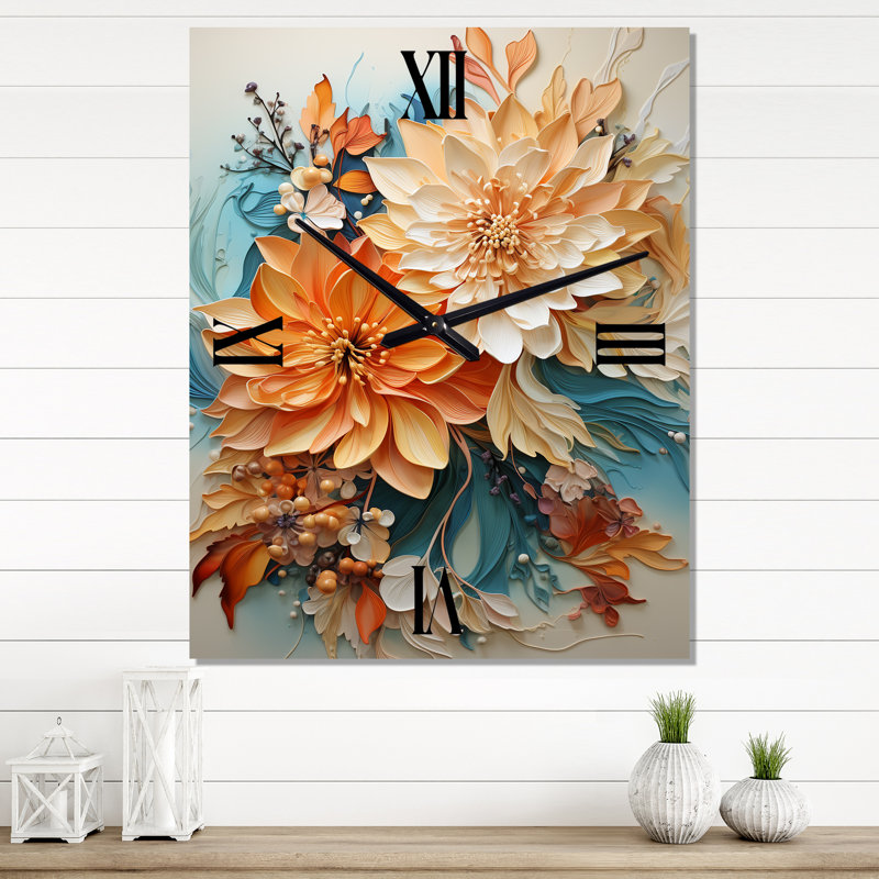 Jasroop - Horloge murale abstraite, H 40 po x l 30 po x P 1 po