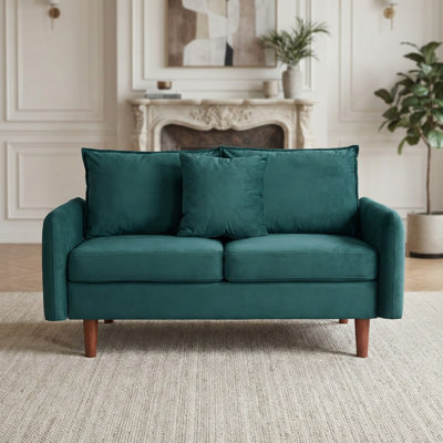 Causeuse à accoudoirs arrondis 56 po Sofa