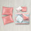 Édredon pour grand lit Coral avec draps - Médaillon, 1 oreiller, élégant, facile d'entretien
