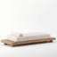 Banc en bois massif minimaliste surprise à vent silencieux-297695611