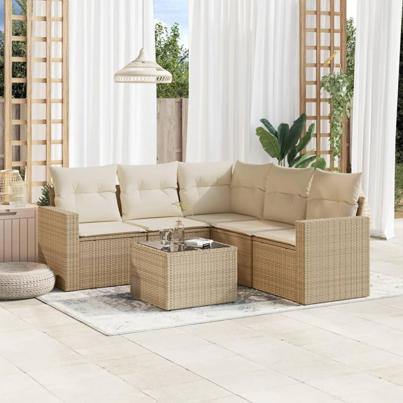 Vidaxl Garden Sofa Set Beige