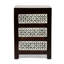 Table de chevet 3 tiroirs en bois