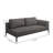 Nusaybah 62.99'' Aluminum Outdoor Loveseat