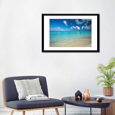 « clouds over the pacific ocean, bora bora, society society, french polynésie v », reproduction de photo sur toile