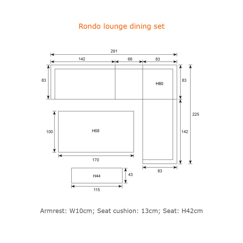 Bobbilynn 8 - Person Seating Group with Cushions
