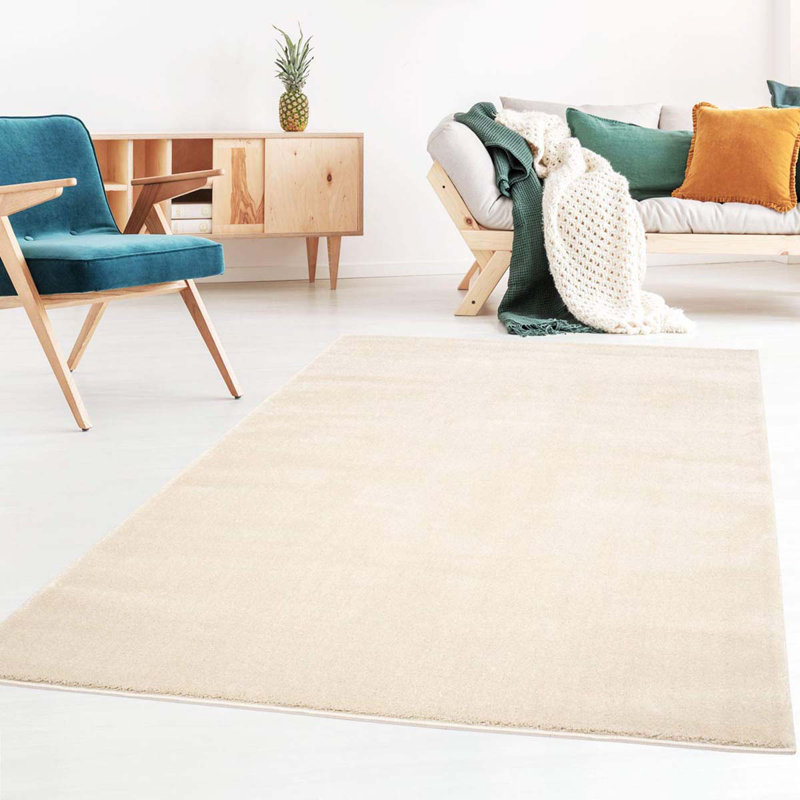 Andreasen Solid Colour Hand Woven Area Rug, Rectangle 240 x 340cm