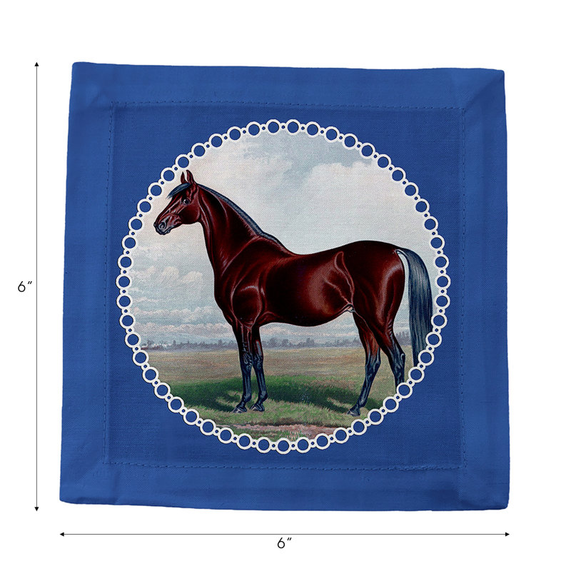 Square Napkins, Blue