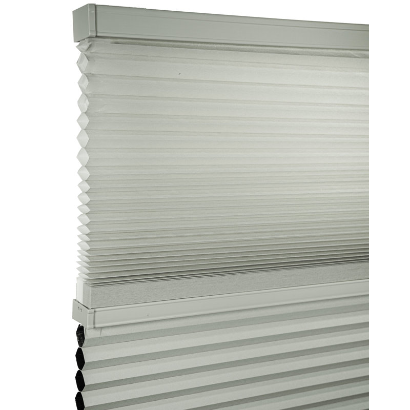Cordless Cellular Shade, 47"W x 72"L, Light Gray