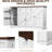 55.1'' Wide Sideboard with Pantry Doors, Charging Station, Adjustable Shelves and Large Drawer, Kitchen Storage Cabinet for Living Room-774628283