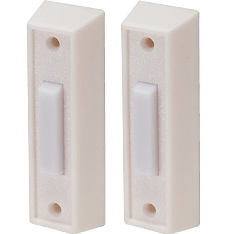 Two-note Electric Door Chime Kit, Includes Modern Chime, 16v/10va Transformer And 2 Lighted Doorbell Buttons