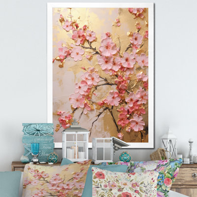 «Apple Blossom Harmony II», reproduction d'art sur toile florale