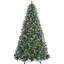 Lighted Artificial Fir Christmas Tree-1074111183