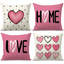 Ensemble de 4 housses de coussins décoratifs pour la Saint-Valentin-122556253