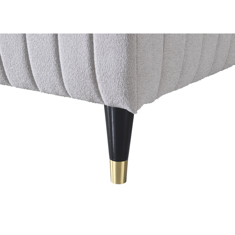 Upholstered Platform Bed, King