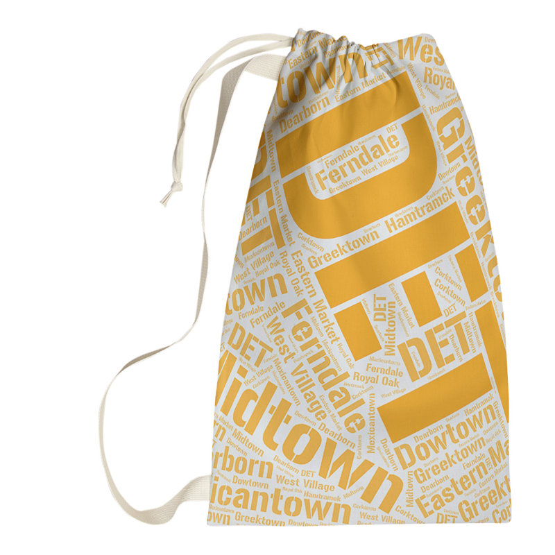 Laundry Hamper with Handles, Orange, Large (36" H x 28" W x 1.5" D), Detroit