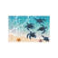 Tapis pour salle de bain Beach Turtle 16 x 24 po