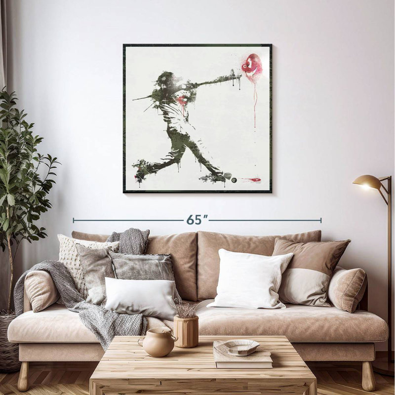 Sireci War, 39" H x 39" W