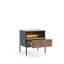 Delerme 54cm W Manufactured Wood Bedside Table