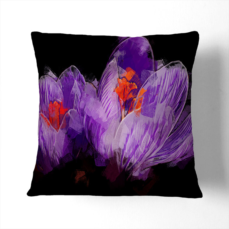 Square Throw Cushion, 55cm H x 55cm W x 20cm D, Black