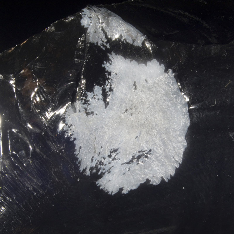 Obsidienne flocon de neige. Buffalo, Wyoming, États-Unis