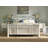 Ivory Key Wicker/Rattan Open-Frame Headboard-12358454